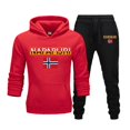 thumbnail image 3 of Nuevo chándal de otoño e invierno para hombre y mujer, sudadera con capucha y pantalones, conjunto de 2 piezas, moda de tendencia, ropa deportiva Y2K, sudaderas, 3 of 5