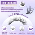 thumbnail image 4 of Kit de extensión de pestañas ALICE Natural Lash Clusters C Curl, 4 of 9