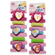 Disney Princess Assorted Colors Mini Scrunchie Set (10 pc, 6 Have Princess Charms)