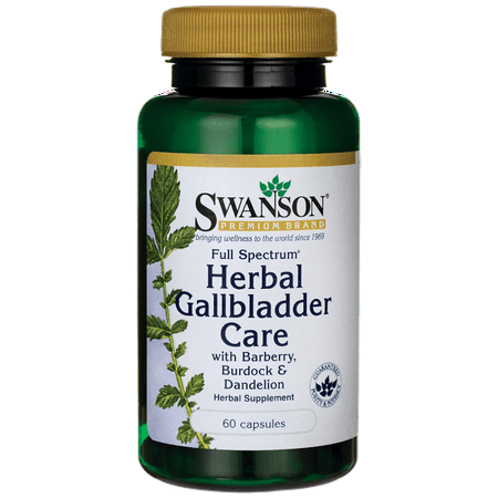 Swanson Full Spectrum Herbal Gallbladder Care 60 (Best Diet For Gallbladder)