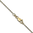 thumbnail image 3 of Solid 14K Yellow Gold 1.4mm Diamond-cut Rope with Lobster Lock Anklet - 10", 3 of 8