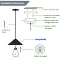 thumbnail image 2 of JLOWCO Set of 3 Single Pendant Lights Kitchen Island,farmhouse 3 Light Pendant Over Sink Lighting Fixtures Kitchen,White Hanging Ceiling Light for Living Room (LED Bulb Include), 2 of 7