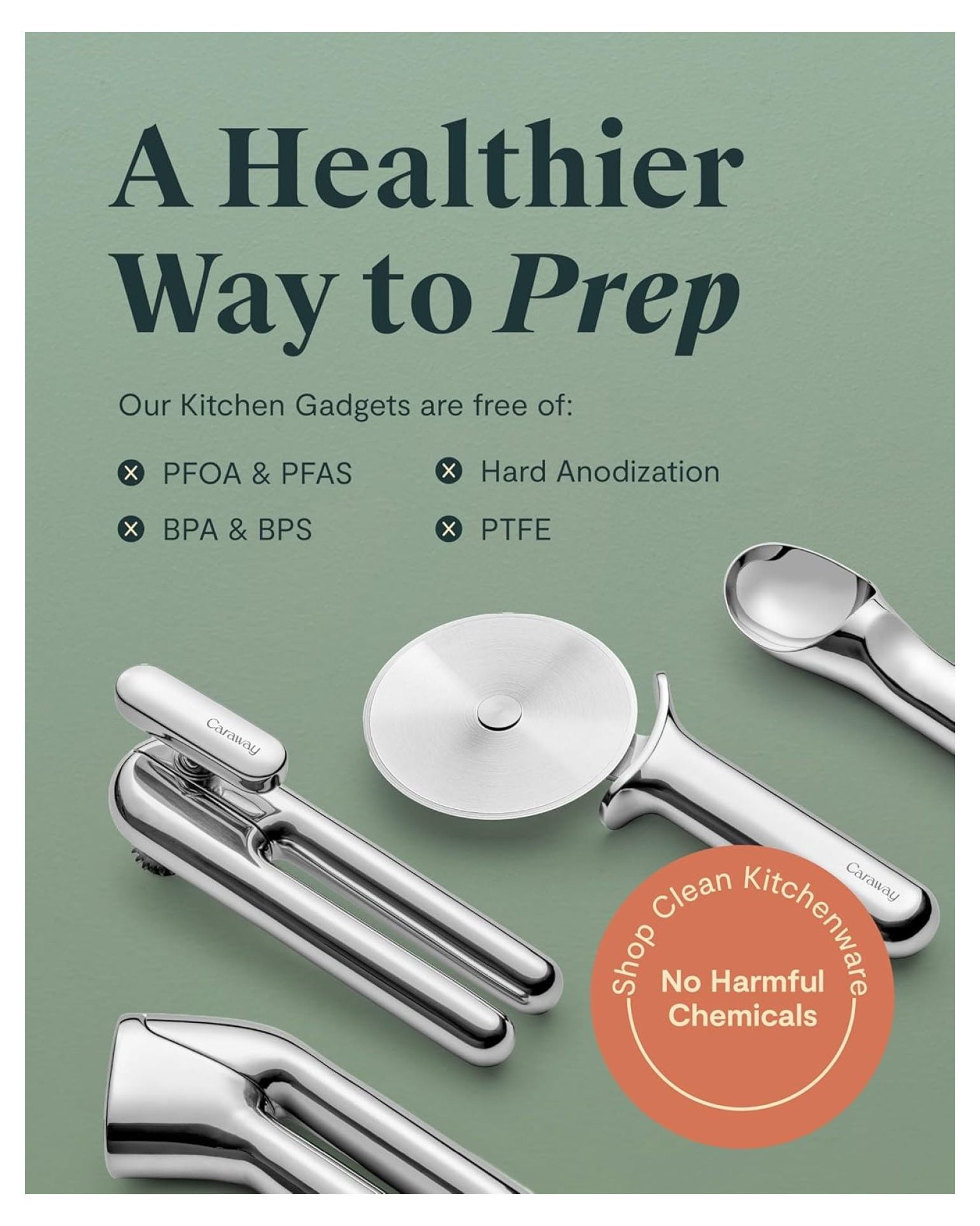Garlic Press - Non Toxic Stainless Steel - Kitchen Tool - Ergonomic Handle - Effortlessly Mince Whole Garlic - Easy Clean