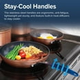 thumbnail image 4 of Nuwave 10PC Cookware set, Rustic Copper Duralon Blue Ceramic Non-Stick Cookware Set, 4 of 11
