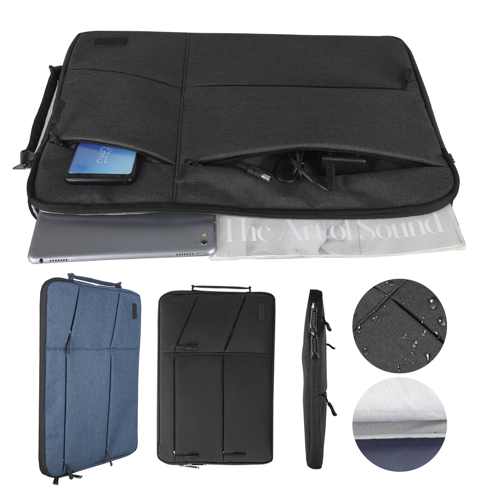 TSV 13 - 15 inch Laptop Case Laptop Shoulder Bag, Multi-functional ...