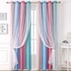 thumbnail image 1 of Xiao Hua Cortinas perforadas de estilo sencillo, ideales para dormitorio, sala y cocina (2 paneles, 198 cm de largo x 100 cm de ancho, 94 cm de ancho), 1 of 5
