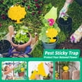 thumbnail image 4 of Fruit Fly Traps, 5 Pack Yellow Sticky Traps, Fungus Gnat Traps, Plant Fly Stickers for Indoor and Outdoor Use Protect The Plant, 4 of 8