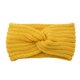 thumbnail image 2 of Minnieouse Diadema de ganchillo, banda para la cabeza deportiva de estilo Simple, banda para el sudor transpirable, diadema elástica suave para Accesorio para el cabello Amarillo, 2 of 6