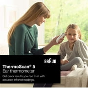 Braun ThermoScan 5 Digital Ear Thermometer, FSA & HSA Eligible, White, IRT6500US