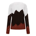thumbnail image 2 of Vedolay Womens Casual Tops Women's 2023 Long Sleeve Neck Oversized Pullover Knit Sweater,Coffee XL, 2 of 5
