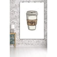 thumbnail image 3 of Coffee Cup, Icon (36x54 Giclee Gallery Art Print, Vivid Textured Wall Decor), 3 of 3