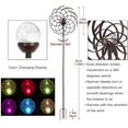 thumbnail image 1 of Solar Wind Spinner Saule Feuilles-Amélioré 360 Degrés Pivotant Éclairage LED Multicolore, 1 of 6
