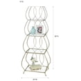 thumbnail image 3 of Krysta Etagere Champagne Gold 4 Tier Champagne Gold 4 Tier, 3 of 5