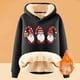 thumbnail image 2 of WILLBEST Sudadera Deportiva para Mujer, Estilo Navideño Informal, con Capucha Gruesa Mediana, 2 of 4