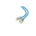 thumbnail image 3 of Coleman Cable - Southwire 02437 Rallonge Extérieure Haute Visibilité 4 Po. avec Extrémité Lumineuse, Bleu & Noir, 3 of 3
