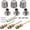 Brushed Nickel, variant on RVKXHD 39619 Bathtub Shower Handle Remodel/Rebuild Trim Kit, Shower Knob 3 Piece for Price Pfister Verve Faucets, Includes 12H-2H, 12H-2C, 12H-18D Stems and Tubs knob Handle (Brushed Nickel)
