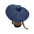 thumbnail image 5 of Women's Large Sun Hat Beach Anti UV Sun Cap Wide Brim Casual Summer Outdoor Wear, 5 of 8