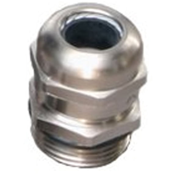 Pack of 1, Amphenol Industrial Aio-Csjm27 Aio Cable Gland, Metal, Brass With Nickel, Ip68, M27X2