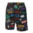 thumbnail image 5 of Kll Basketball Men'S Casual Summer Beach Shorts Hawaiian Shorts With Pockets-3x-Large, 5 of 9