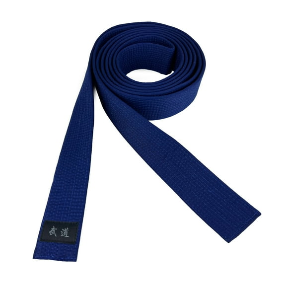 Martial Arts Navy Belt Embroidered Custom Taekwondo Tang Soo Do Midnight Belt (#4)