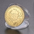 thumbnail image 4 of Regalo coleccionable de monedas conmemorativas chapadas en oro de 12 constelaciones (cáncer), 4 of 5