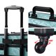 thumbnail image 5 of Byootique Folding Manicure Nail Table 4in1 Rolling Makeup Train Case CB Vitality, 5 of 9