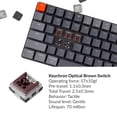 thumbnail image 2 of Teclado Keychron K3 V2 75% 84 Teclas Inalámbrico con Switch Marrón, 2 of 8