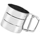 thumbnail image 4 of Tamiz de harina de malla fina de acero inoxidable plateado, tipo taza, para el hogar (plata), 4 of 5