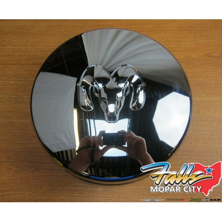 - 2003 - 2018 Dodge Ram 3500 Dually Chrome Rear Wheel Center Hub Cap Mopar OEM