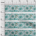 thumbnail image 1 of oneOone Georgette Viscose Fabric Leaves & Floral Block Print Fabric BTY 42 Inch Wide, 1 of 4
