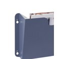 thumbnail image 3 of EASY LIFE PRODUCTS Single Unit Metal Wall Mount File Organizer Pocket File Holder Mail Organizer Office Wall Hanging Files Magazines Organizer, Black and Grey (Blue, letter size), 3 of 6