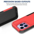 thumbnail image 2 of iPhone 14 Pro Case, Allytech Military Grade Protective Anit-Scratch Shockproof Drop Proof Bumper Defender Back Cover Case for Apple iPhone 14 Pro 6.1" - Red, 2 of 5