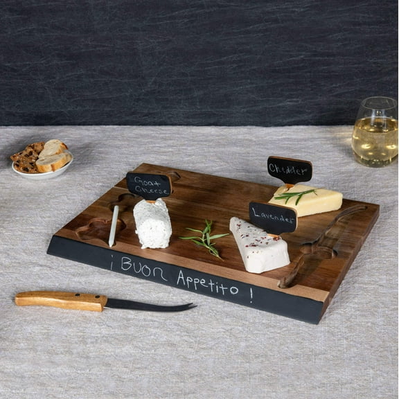 TOSCANA Delio Acacia Cheese Cutting Board & Tools Set