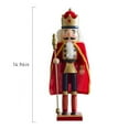 thumbnail image 5 of 15 in. Christmas Nutcracker Soldier – Wooden Nutcracker Toy Soldier Knight with a Staff in Hand Xmas Themed Holiday Nut Cracker Doll Figure Decorations, 5 of 6