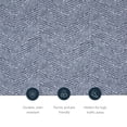 thumbnail image 6 of Linon Home Décor Washable Fuller Area Rug or Runner Collection, Gray and Ivory, 5' x 7', 6 of 13