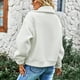 thumbnail image 3 of Prendas de abrigo de vellón de invierno, chaquetas peludas para mujer, abrigo de vellón de manga larga con solapa, chaquetas peludas para mujer, muy recomendable, 3 of 9