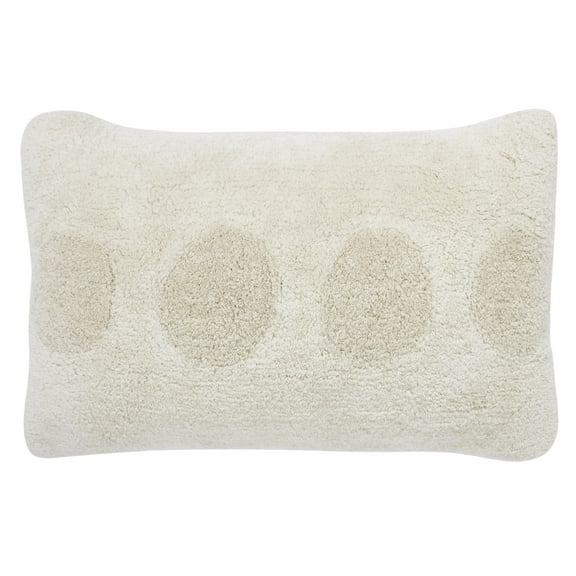 Peppermint Home Polka Dots Cotton Decorative Pillow Cover, 14"x 24", Ivory