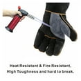 thumbnail image 6 of Welding Gloves Leather ; Fire Resistant Gloves for Fireplace Stove Oven Grill Welding BBQ Handling ,Easy to Use, 6 of 8