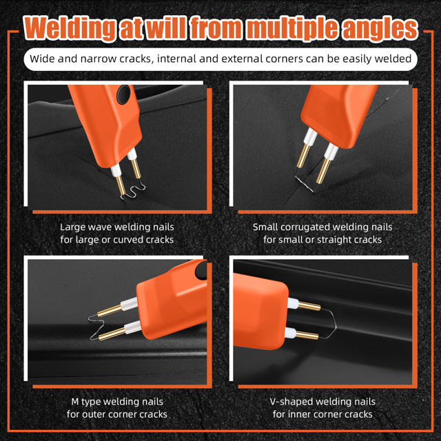 Welder,Portable Car Handheld Stapler Kit Welder Handheld With 400pcs Kit Welder Staples Portable