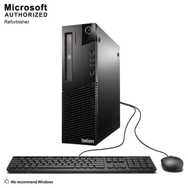 Smaak verstoring Omgaan Lenovo ThinkCentre M93p SFF Desktop PC Intel Quad Core I7-4770 3.4Ghz, 16G  DDR3, 1T HDD, VGA, DP, WIFI, Bluetooth, DVDRW, Mouse and Keyboard, Windows  10 Pro 64 Bits Used Grade A - Walmart.com