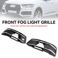thumbnail image 2 of Front Bumper Cover Fog Light Grille Bezel Insert Grill Fit for Audi Q7 2016-2019, 2 of 8