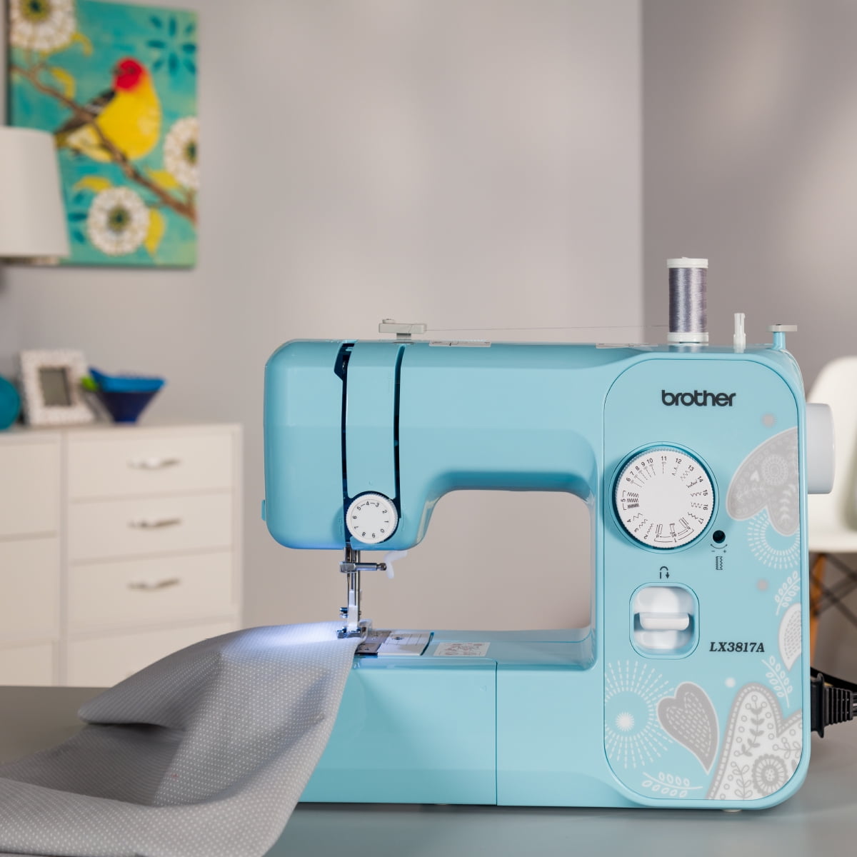Brother Full-Size Sewing Machine 17 Stitch LX3817A