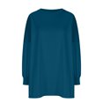 thumbnail image 2 of Chbgutlmr Sweatshirt for Women Oversized Long Sleeve Crewneck Pullover Drop Shoulder Casual Tops Fall, 2 of 5