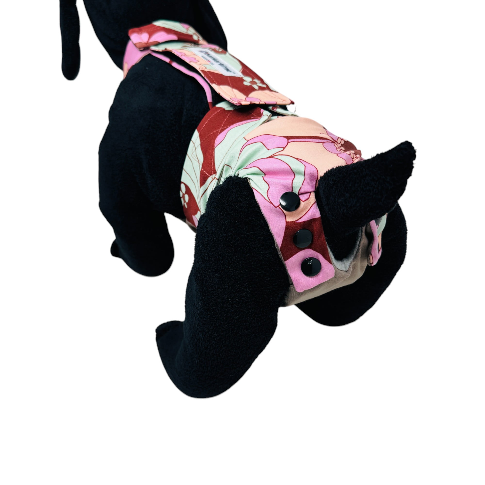 Barkertime Boho Blossom Dog Diaper Snappy Overall