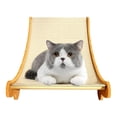 thumbnail image 1 of Fiudx Cama Mecedora de Sisal, Rascador Elevado, Diseño Antideslizante, Material de Sisal Duradero, Multifuncional para Descansar y Jugar, Ideal para Gatos, Acogedora y Segura, Fácil de Usar, Cómoda p, 1 of 7