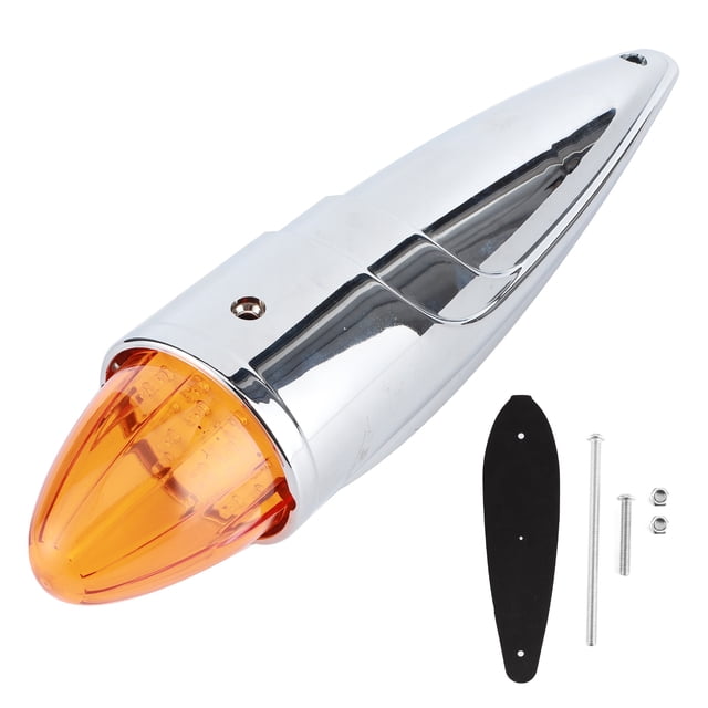 Luz de posición para techo de cabina de 12 V y 17 LED, color ámbar brillante, resistente al agua, para camiones, remolques y autobuses.