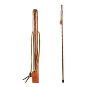 Brazos Twisted Backpacker Brown Oak Wood Walking Stick 58 Inch Height