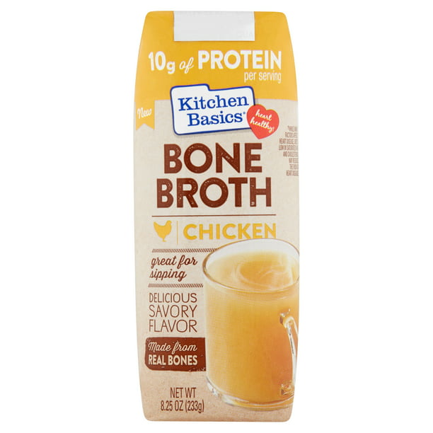 Kitchen Basics Broth Chicken Bone,8.25 Oz (Pack Of 12) - Walmart.com ...