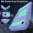 thumbnail image 7 of Decase Case for Samsung Galaxy Tab A11 8.7" 2025 (SM-X133/X135) with Shoulder Strap,Tri-Layer PC+TPU Back Cover,Heavy Duty Kickstand Tablet Case for Tab A11 for Kids Women Men,K, 7 of 7