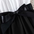 thumbnail image 5 of Rhuody Girls Summer Dress Sleeveless Floral Dresses Round Neck Solid Color Party Gown Classic Wear 2-3 Years Black, 5 of 9